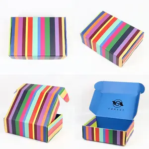 Custom Colors Design Printed 3 Layers Corrugated Cardboard Shopping Shoe Paper Box