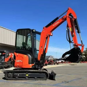 รถขุดตีนตะขาบ Kubota U27 กำลังแรง ใช้เครื่องยนต์ Kubota รุ่น U27-4 รถขุดขนาดเล็ก 2 ตัน 2.5 ตัน พร้อมหัวเจาะ - Product Image 1
