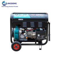 Meilleur prix d'usine Groupe électrogène diesel monophasé 6,5 kW de secours 6,5 kVA portable Yuchai YC7800XE pour la maison et le chantier