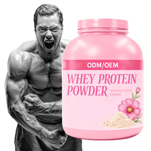 Proteína de Suero de Leche de Marca Privada para el Desarrollo Muscular, Aislado de Proteína de Suero Concentrado, OEM, ODM, Venta al por Mayor, Certificado GMP - Product Image 1