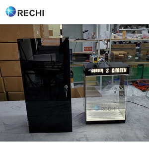 RECHI-expositor <span class=keywords><strong>de</strong></span> botellas <span class=keywords><strong>de</strong></span> maquillaje acrílico, personalizado, iluminado, con luz, Logo, letrero <span class=keywords><strong>para</strong></span> diseño <span class=keywords><strong>de</strong></span> tienda <span class=keywords><strong>de</strong></span> cosméticos - Product Image 2