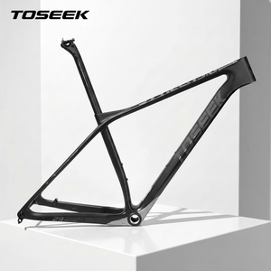 TOSEEK - Fabricante de cuadros de bicicleta de montaña, <span class=keywords><strong>cuadro</strong></span> de bicicleta de montaña de fibra de <span class=keywords><strong>carbono</strong></span>, Boost 12*148, eje pasante ligero, compatible con ruedas de <span class=keywords><strong>29</strong></span> pulgadas, <span class=keywords><strong>cuadro</strong></span> de bicicleta con disco BSA - Product Image 1