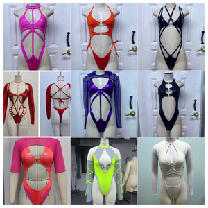 Conjunto de <span class=keywords><strong>Bikini</strong></span> <span class=keywords><strong>Sexy</strong></span> Personalizado al por Mayor con Borlas de Diamantes de Imitación para Carnaval, Traje de Baño de Dos Piezas con Flecos Brillantes, Ropa de Fiesta de Lujo para Club - Product Image 5