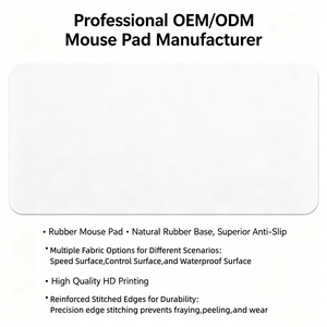 Custom Shape Rubber Gaming Mouse Pad Blanks Custom Anime Print <b>Large</b> Extended <b>Desk</b> Mat with Smooth Fabric Surface - Product Image 5