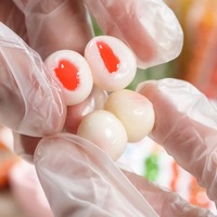 Halal-Gecertificeerde Clean-Room Private-Label Gekonfijte Haws Gekonfijte Haws In De Vorm Van Kalebassen Groothandelsprijs En Schilferige Gummy-Snoepjes