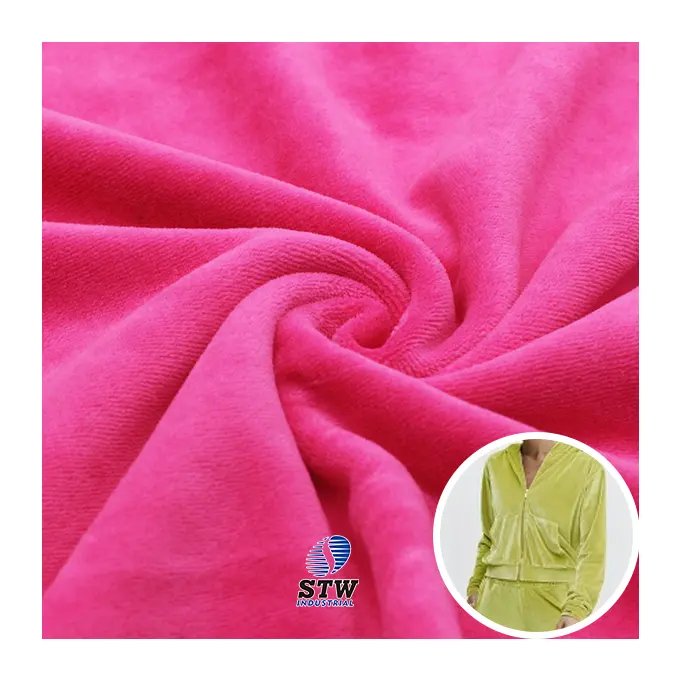 High Quality Cheap Corduroy 60%cotton 37%polyester 3%spandex 160-360gsm Cvc Velour Fabric