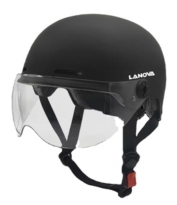 Nhà Máy Bán Hàng Trực Tiếp Xe Đạp An Toàn Mũ Bảo Hiểm Unisex Xe Đạp Mũ Bảo Hiểm Thành Phố Đô Thị Xe Đạp Mùa Hè Năng Lượng Mặt Trời Nửa Mặt Abs + Eps Dành Cho Người Lớn Xe Đạp Mũ Bảo Hiểm - Product Image 1