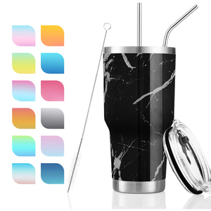 In magazzino 2025 hotsale 20oz 30 oz BPA In omaggio a doppia parete con coperchi e cannucce isolato tazza di vino tazza di acqua