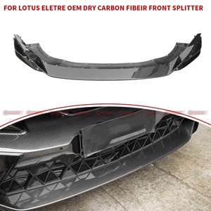 High Quality Dry Carbon Front Lip for Lotus Eletre Lightweight OEM Style Aerodynamic Bumper Spoiler - Product Image 4