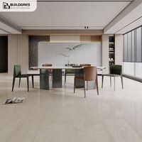 Carreaux en porcelaine effet marbre Buildgres 1200x1200 - Brillants - Antidérapants - Isolation thermique - Design moderne pour une utilisation intérieure et extérieure