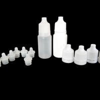 Flacon Compte-Gouttes Jetable de 3 ml, 5 ml, 10 ml, 20 ml, 30 ml, en Plastique PE Translucide Personnalisé pour Collyre et Huile