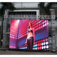 P2.604 Cine Producción virtual RGB Pantalla grande Interior Led Tv Pantalla 500x1000mm Pantallas de pared de video