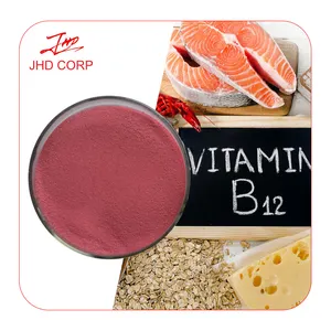 JHD VB12 b12 Vitamin Food Grade Cyanocobalamin Methylcobalamin Vitamin B12 Powder