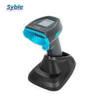 Lecteur de codes-barres robuste OEM Bluetooth Syble Lecteur de codes-barres 1D 2D QR Lecteur de codes-barres portable avec base de charge AK-T3030DT