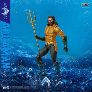 Figura del Personaggio Aquaman e il Regno Perduto, Modello Supereroe da 7,6 Pollici con Articolazioni Mobili e Supporto da Collezione - Product Image 3