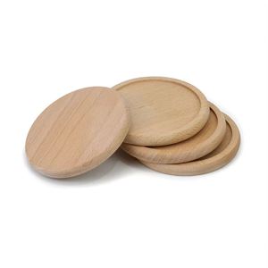 Wooden <b>Coaster</b> With Custom Logo Wedding Gifts Cup Holders and Mats Engraved <b>for</b> <b>Drinks</b> - Product Image 4