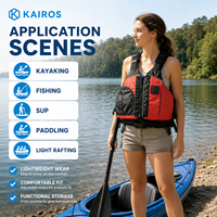 Gilet de sauvetage léger pour kayak et SUP RSK01 avec grandes poches, personnalisable OEM