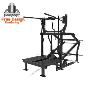 Machine de Squat à Ceinture Professionnelle pour Salle de Sport, Équipement Commercial Robuste en Acier pour Entraînement de Force à Charge de Plaques - Product Image 1