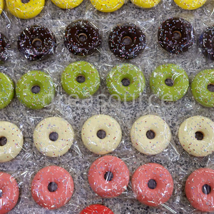 Cake Doughnut Model Surface Decoration Dark Chocolate White Sugar Beads <b>Smoothly</b> <b>Brush</b> Sprinkled Healing Desserts Homemade Bake - Product Image 3