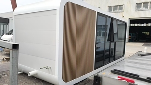 Maison préfabriquée de luxe en conteneur, maison mobile, design moderne, écoénergétique, installation rapide, idéale pour jardin/bureau/<span class=keywords><strong>chambre</strong></span> <span class=keywords><strong>d</strong></span>'hôtes - Product Image 2