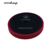 1000 Sheep OEM Ensemble de 3 tampons de polissage convexes marron en mousse pour polisseuse rotative, pour le detailing automobile et les carrosseries, Garantie 3 ans