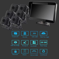 Caméra d'aide à l'inversion de voiture de 11 pouces avec moniteur 1080P moniteur de voiture système de caméra de moniteur étanche à la poussière