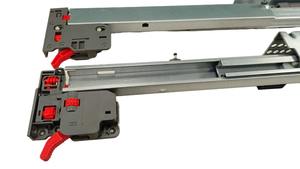 Glissière 3D réglable en acier galvanisé, extension complète, design durable, pour tiroirs de rangement d'outils de cuisine, charge de 25kg - Product Image 6