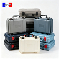 Étui de transport portable en plastique PP rigide pour instruments médicaux, tubes à essai et échantillons