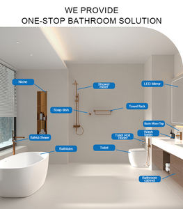 Juego de Lavabo y Grifos para Baño en Oro Rosa, Grifos Mezcladores de Lavabo de 3 Orificios en Oro Cepillado - Product Image 4