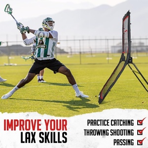 Équipement portable d'entraînement au tir, <span class=keywords><strong>filet</strong></span> <span class=keywords><strong>de</strong></span> rebond réglable multisports pour le lacrosse, le football, le tennis, le baseball, le <span class=keywords><strong>volley</strong></span>-ball - Product Image 4