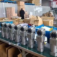 Réducteur de vitesse industriel à engrenages creux/solides, moteurs à engrenages à angle droit avec moteur électrique AC pour agitateur de boues 400W 550W 750W