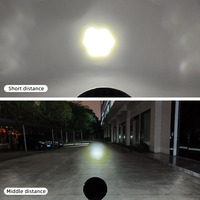 MEXAS 4.4 "27W LED Lampe de conduite auxiliaire pour moto moto scooter