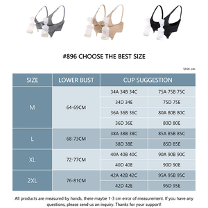 Reggiseno senza cuciture traspirante per allattamento a mani libere aperto davanti dedicato per tiralatte con decorazione con fiocco Logo tazza/vita - Product Image 4