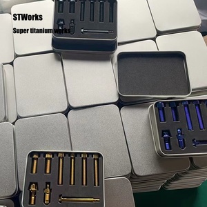 Frando FR6คาลิปเปอร์<span class=keywords><strong>เบรค</strong></span>สี่ตัวชุดสกรูโลหะผสมไทเทเนียมสลักเกลียวปรับเปลี่ยนรถจักรยานยนต์สลักเกลียวปั๊มสลักเกลียวแบนโจสำหรับ <span class=keywords><strong>Brembo</strong></span> - Product Image 6