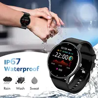 Smartwatch maxtop usável, dispositivo à prova d' água, monitoramento de saúde inteligente redondo para homens