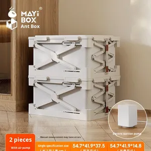 กล่องเก็บของพลาสติกแบบพับได้ ป้องกันเชื้อรา กันความชื้น ความจุขนาดใหญ่ - Product Image 6