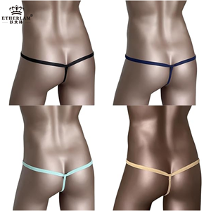 Ropa interior sexy transpirable de 2cm para hombre, suspensorio de osos de punto, ropa interior sexy, tangas, suspensorio <span class=keywords><strong>gay</strong></span> - Product Image 1
