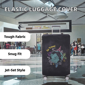 Housse de valise Yeshine en tissu de coton durable, résistante à l'eau, écologique, accessoires de protection, promotionnelle - Product Image 2