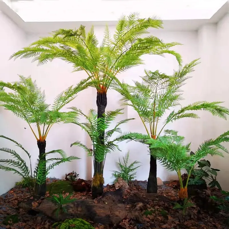 W-275 Cypress tree simulation plant potted plant window interior decoration tree floor ornaments tropical large fern tree bonsai