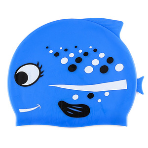 JW-1283 Gorro de Natación de Silicona con Forma de Pez para Niños de 3 a 8 Años, Personalizado, de Dibujos Animados, Impermeable, Suave y <span class=keywords><strong>Bonito</strong></span> - Product Image 5