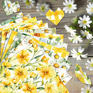 WW136 mùa thu theo chủ đề sổ lưu niệm giấy hoa cúc Mô Hình DIY Craft giấy để làm thủ công giấy Album ảnh Tạp Chí Nhà cung cấp - Product Image 5