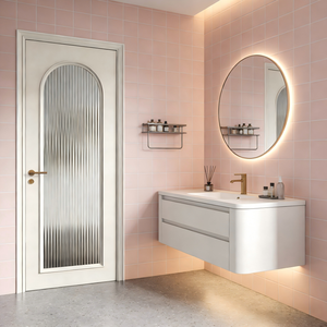 Puertas de Madera para Exteriores Lowes, Puerta Abatible de Madera para Dormitorio, Puerta Tallada de Madera Sólida - Product Image 3