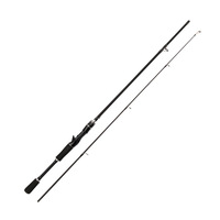 Canne à pêche 2 brins en fibre de verre ML Power Lure 1,65m-2,4m pour spinning et casting, eau douce, carpe, bar, truite, légère et sensible