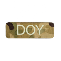 Logo personnalisé en gros, Badge inversé, crochet de support, Patch infrarouge réfléchissant pour vêtements