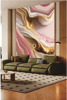 Panneau mural 3D UV décoratif, revêtement mural en relief, panneaux muraux intérieurs imperméables pour salon, hôtel