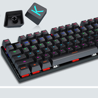 Clavier mécanique LEAVEN K660 USB Esports Game Green Axis 104 touches, clavier mécanique filaire pour jeux et bureau, clavier de jeu