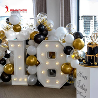 BRANDNEWSIGN Fabricant Personnalisé Led Géant Chapiteau Lettres 4ft Nombre avec Ampoules Fête D'anniversaire Décoration Allumer Lettre