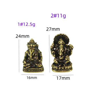 Hoge Kwaliteit Lndian Boeddha God Ganesh Boeddha Kleine Ornamenten Antiek Standbeeld - Product Image 2