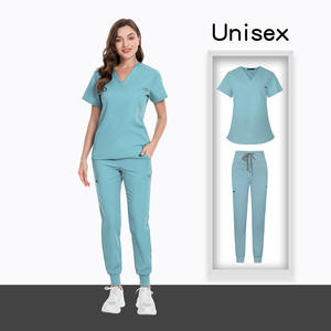 Uniforme Médico para Mujer, Diseño de Cuello Mao, Color Personalizado, Venta Caliente 2026, para Salón de Belleza, Enfermería y Hospital - Product Image 2