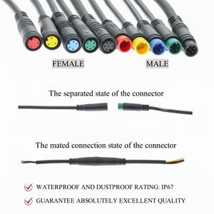 Ip67 Waterdichte Mini 8/7/6 Pin Connector 2a Nominale Mannelijke Vrouw Met Verlengkabel 4P/5P/6P Din Type Voor Draadverbindingen - Product Image 5